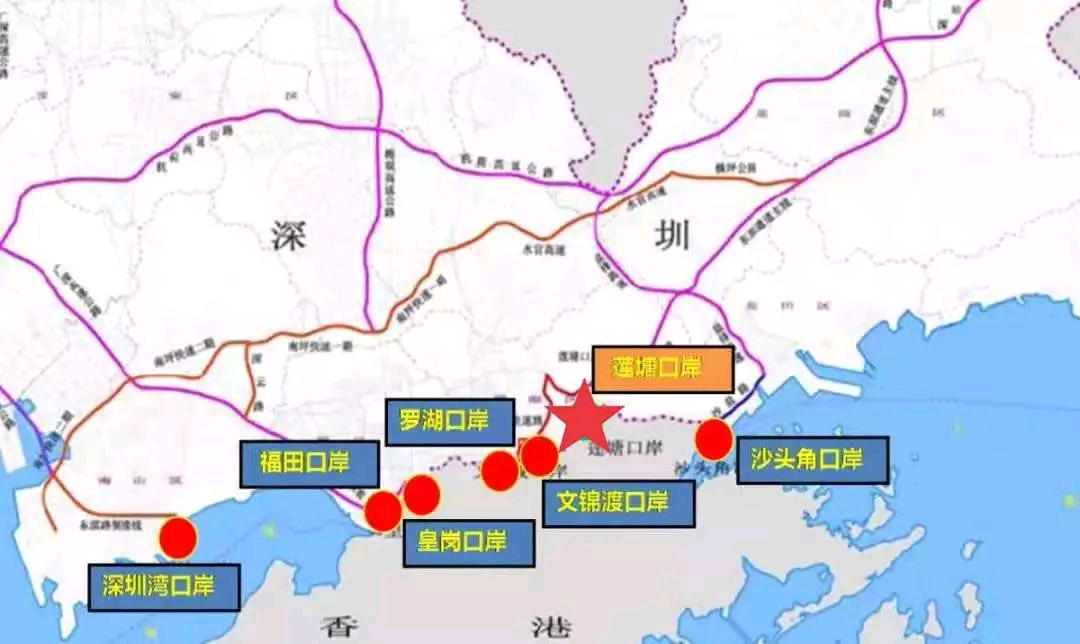 莲塘口岸位置
